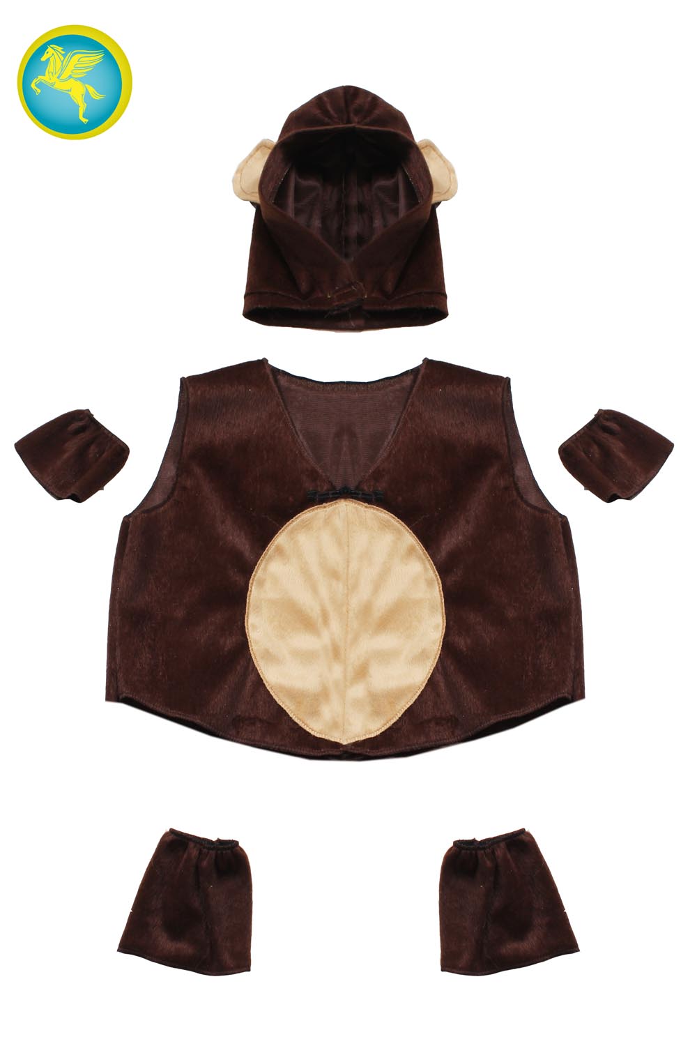 SET SCIMMIA + GILET + POLSINI + SCALDAMUSCOLI